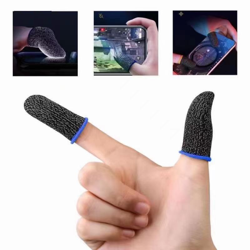 JK Finger Sleeve 2pcs Mobile Phone Gaming SweatProof Finger Cover