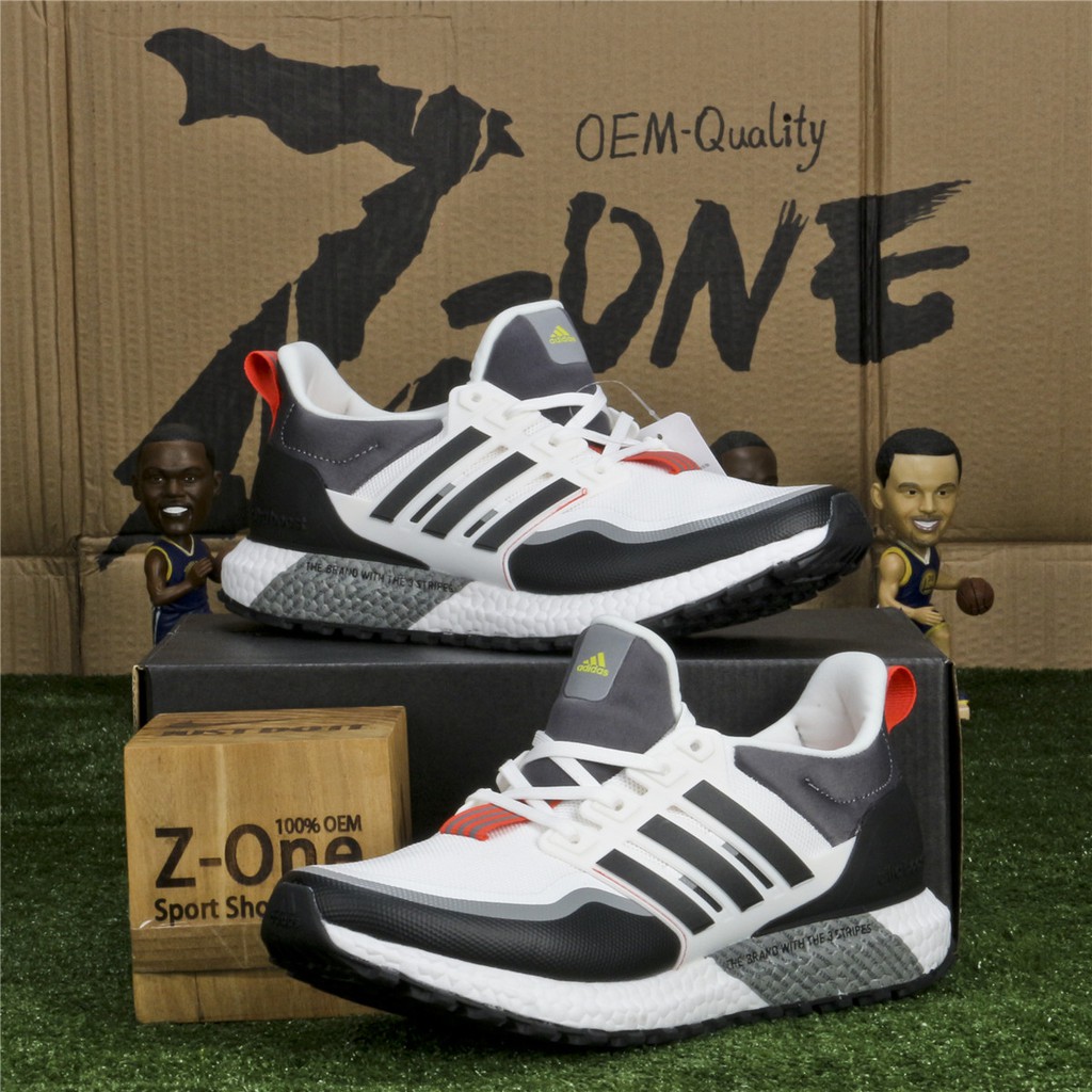 Adidas Ultra Boost All Terrain Running Shoes For Men White Grey Black Shopee Philippines