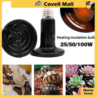 Pet Reptile Heating Bulb Ceramic Emitter Heat Lamp Bulb Brooder Lamp Bulb Infrared Ceramic Heat Lamp
