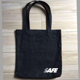 Black Canvas Tote Bag/Utility Bag - Unisex Decal Inspired like Safe no zipper