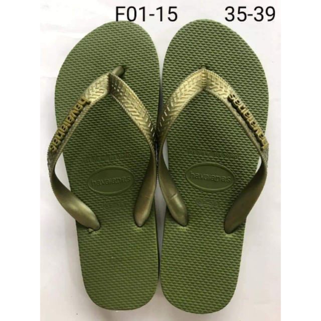 havaianas army green