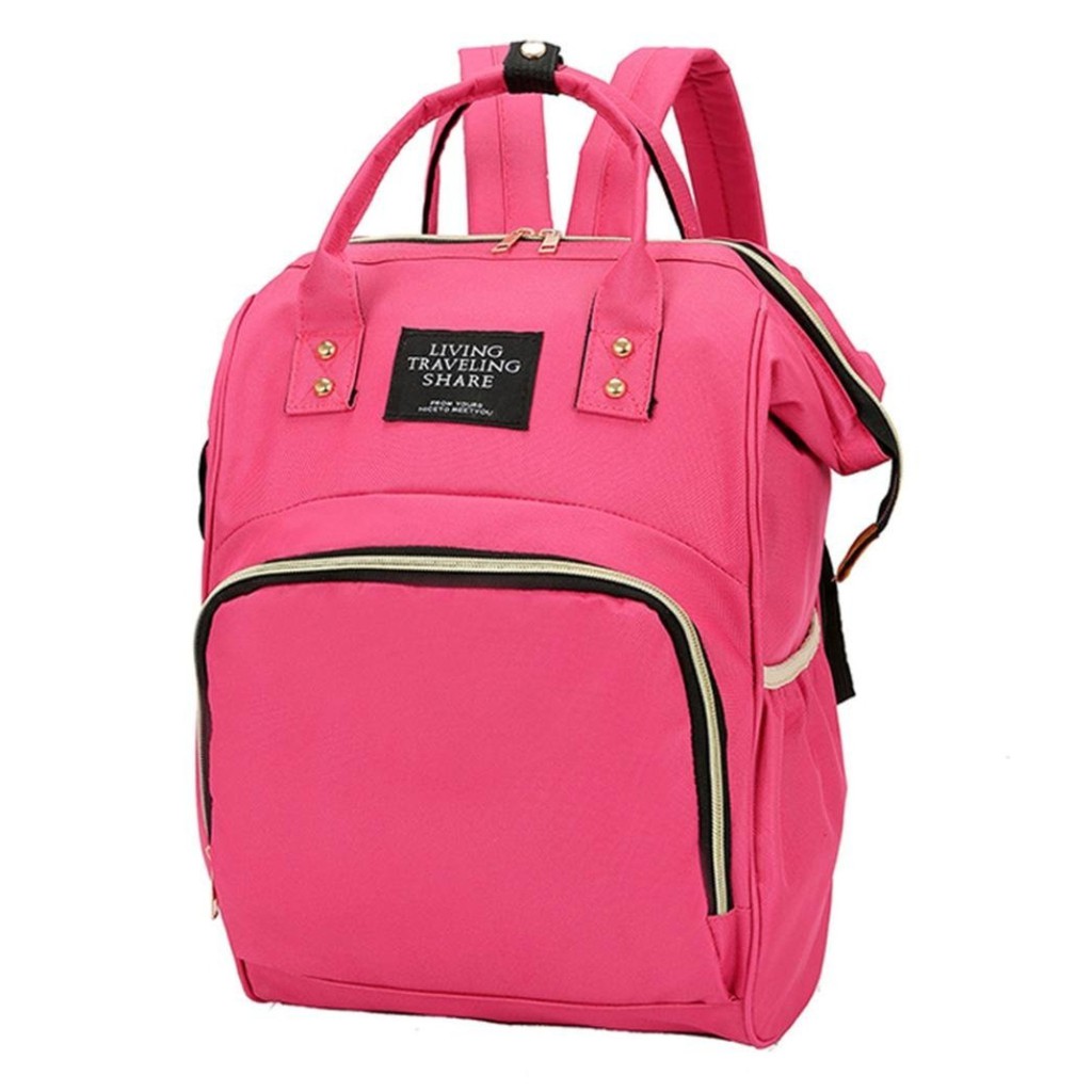 hot pink backpack