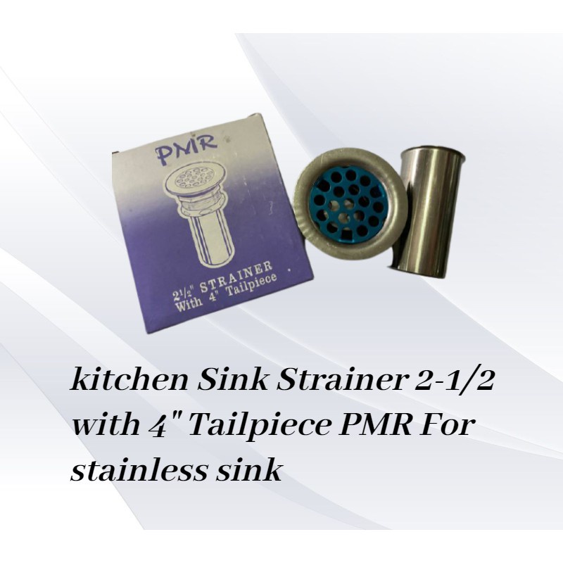 WPT5135 kitchen Sink Strainer 21/2 with 4" tailpiece PMR for