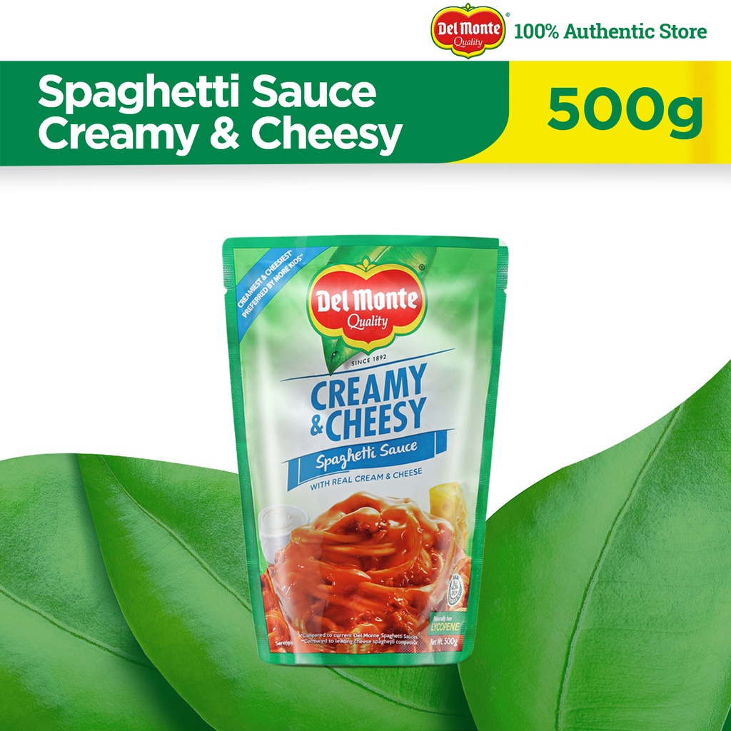 DEL MONTE Creamy & Cheesy Spaghetti Sauce the No. 1 Spaghetti Sauce in