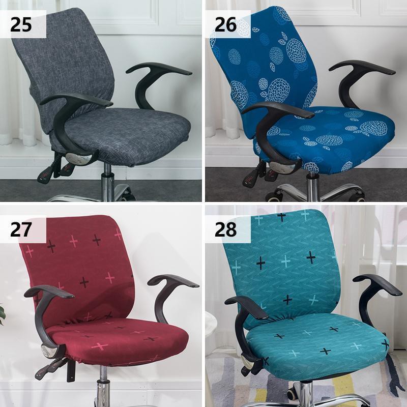 【COD】 Computer Rotating Swivel Chair Cover Removable Stretchable ...