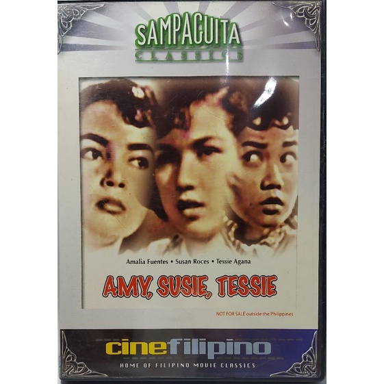AMY,SUSIE,TESSI SAMPAGUITA CLASSICS ORIGINAL DVD PRELOVED TAGALOG MOVIE ...