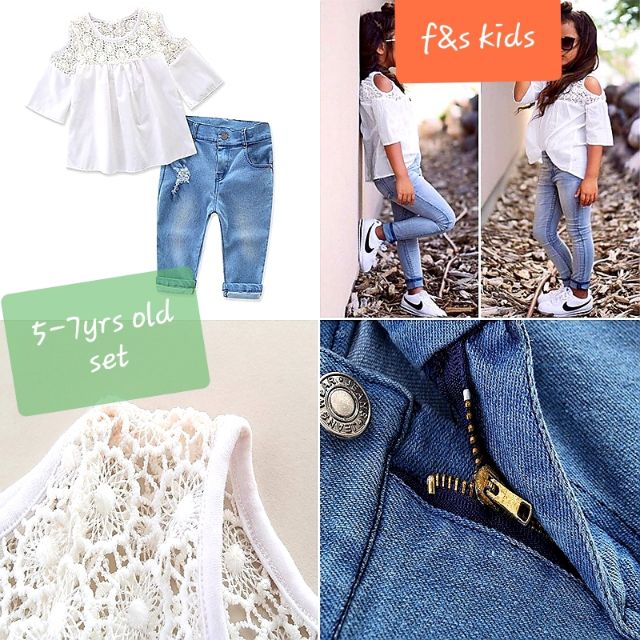 latest jeans and top for girls