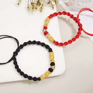 Red Rope Woven Transfer Beads Pixiu Lucky Bracelet To Ward Off Evil Spirits And Attract Wealth Transfer Hand Rope Fashion Jewelry Accessories #6