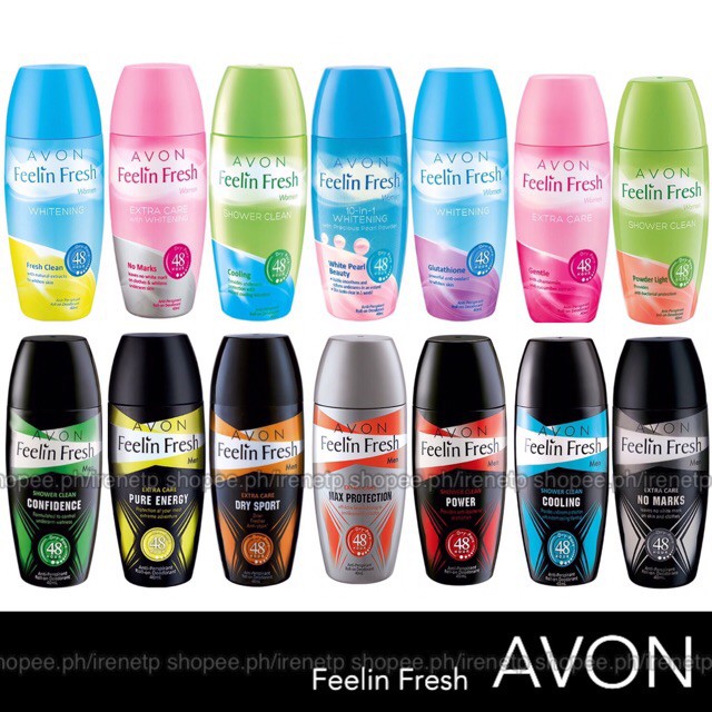 Feelin Fresh Antiperspirant Rollon Deodorant for Men Shopee Philippines