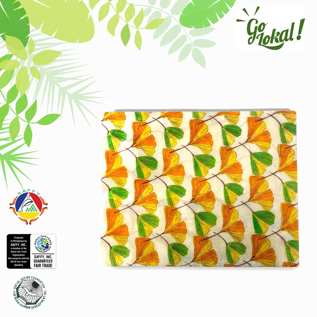 Laminated Capiz Placemat (Floral) Shopee Philippines