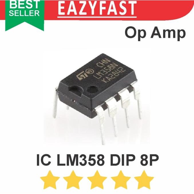 Lm358 Dual OPAMP OP-AMP DIP 8 Pin Operational Amplifier efst90 | Shopee ...
