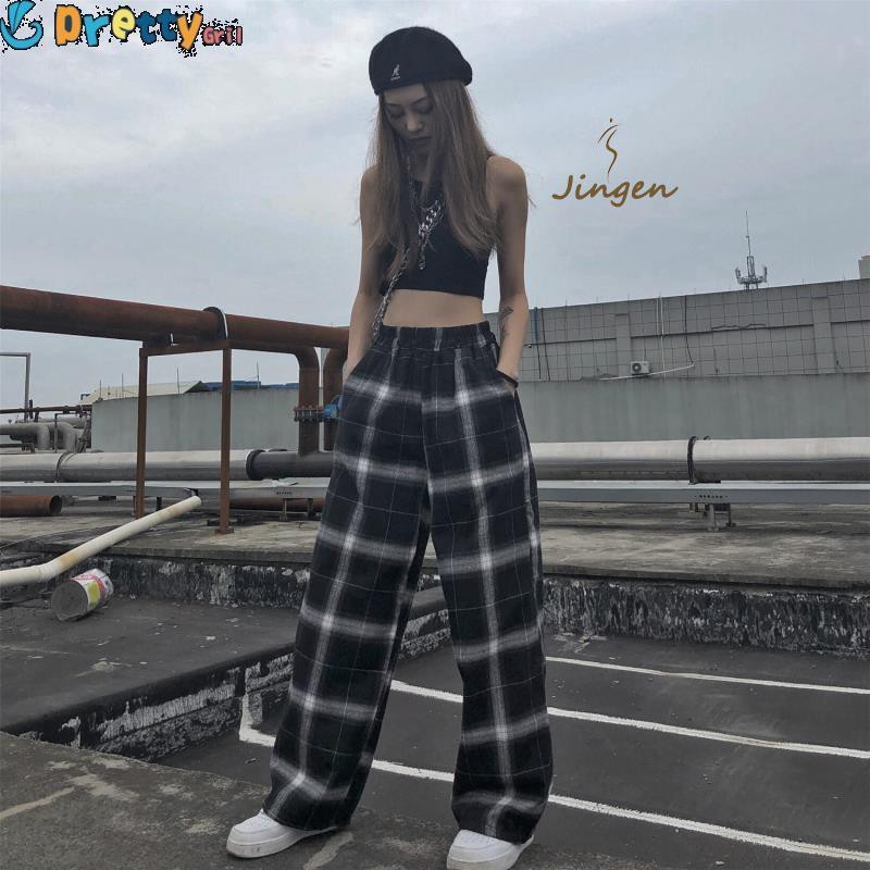 plaid pants shopee