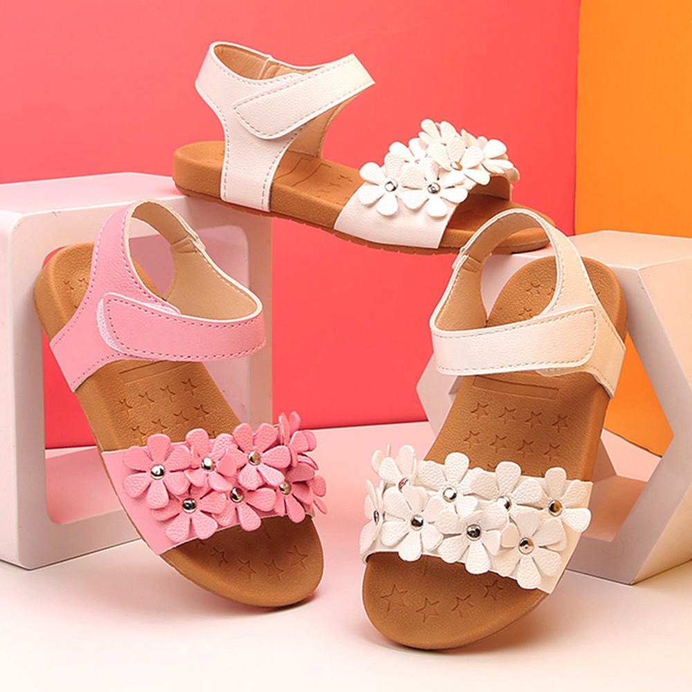 tan baby girl sandals