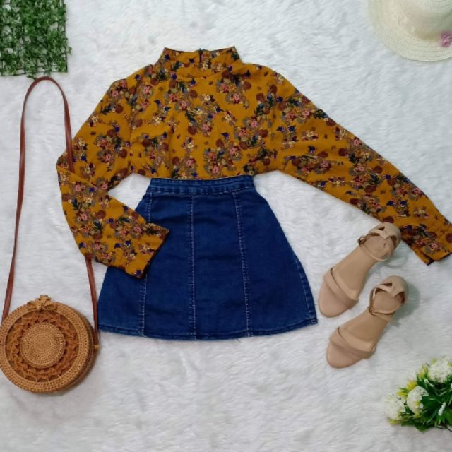 6 pcs for 500 denimskirt | Shopee Philippines