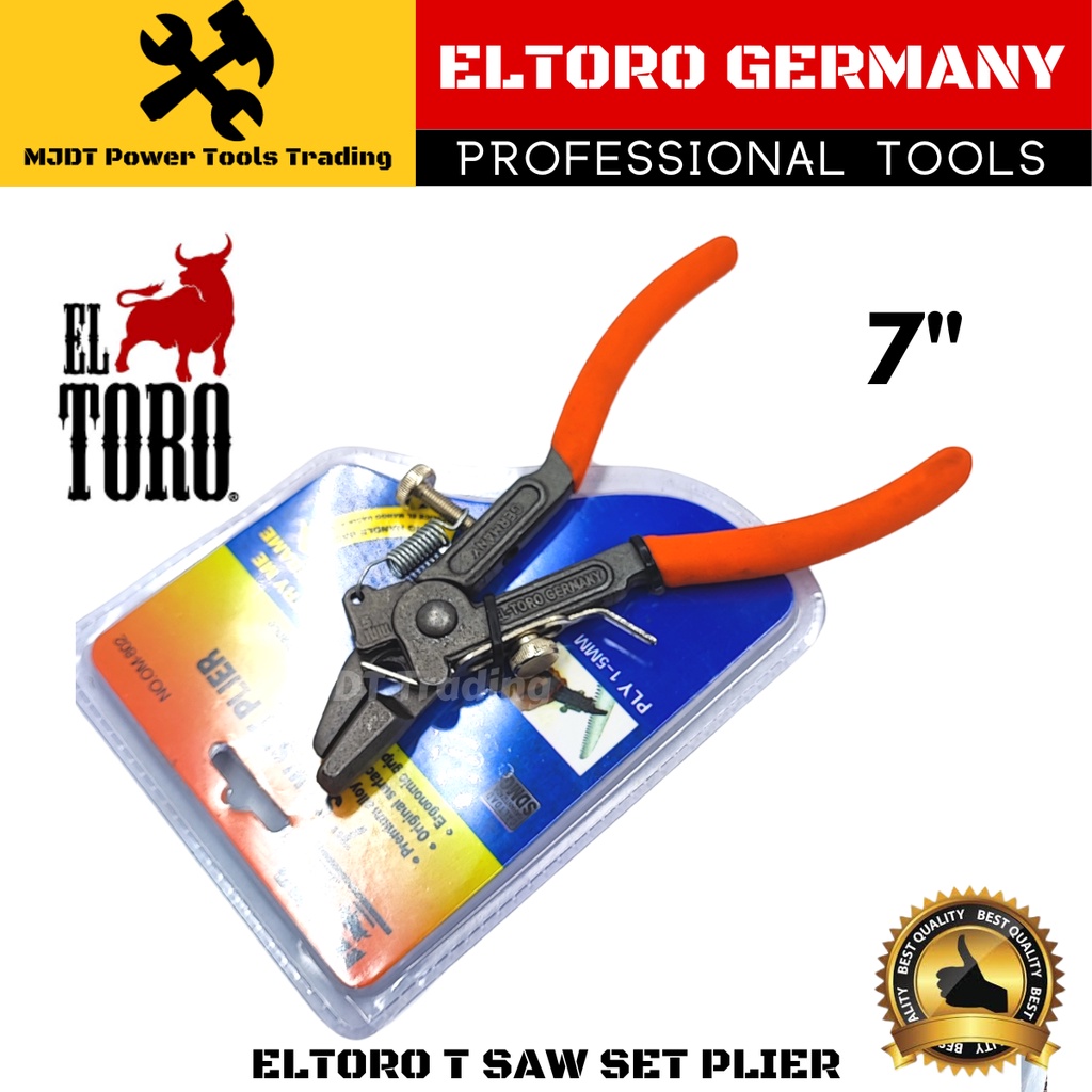 ORIGINAL ELTORO 7" SAW SET PLIER Shopee Philippines