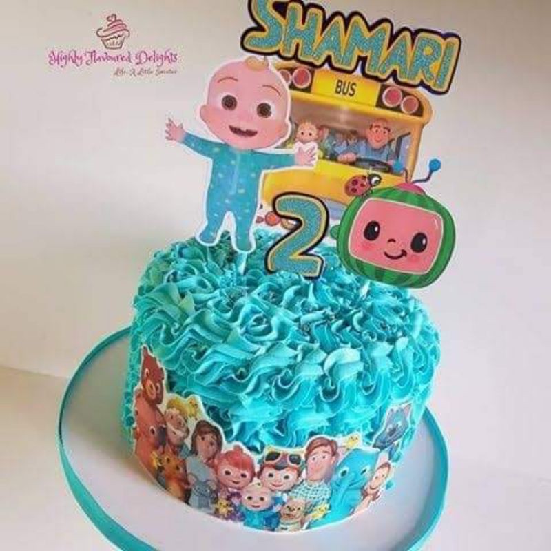 Cocomelon Cake Topper Personalized With Name Shopee Philippines