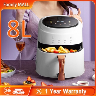 8L Air fryer Touch Screen Multifunction Fully Automatic Frying Pan Oven Oil-free Healthy