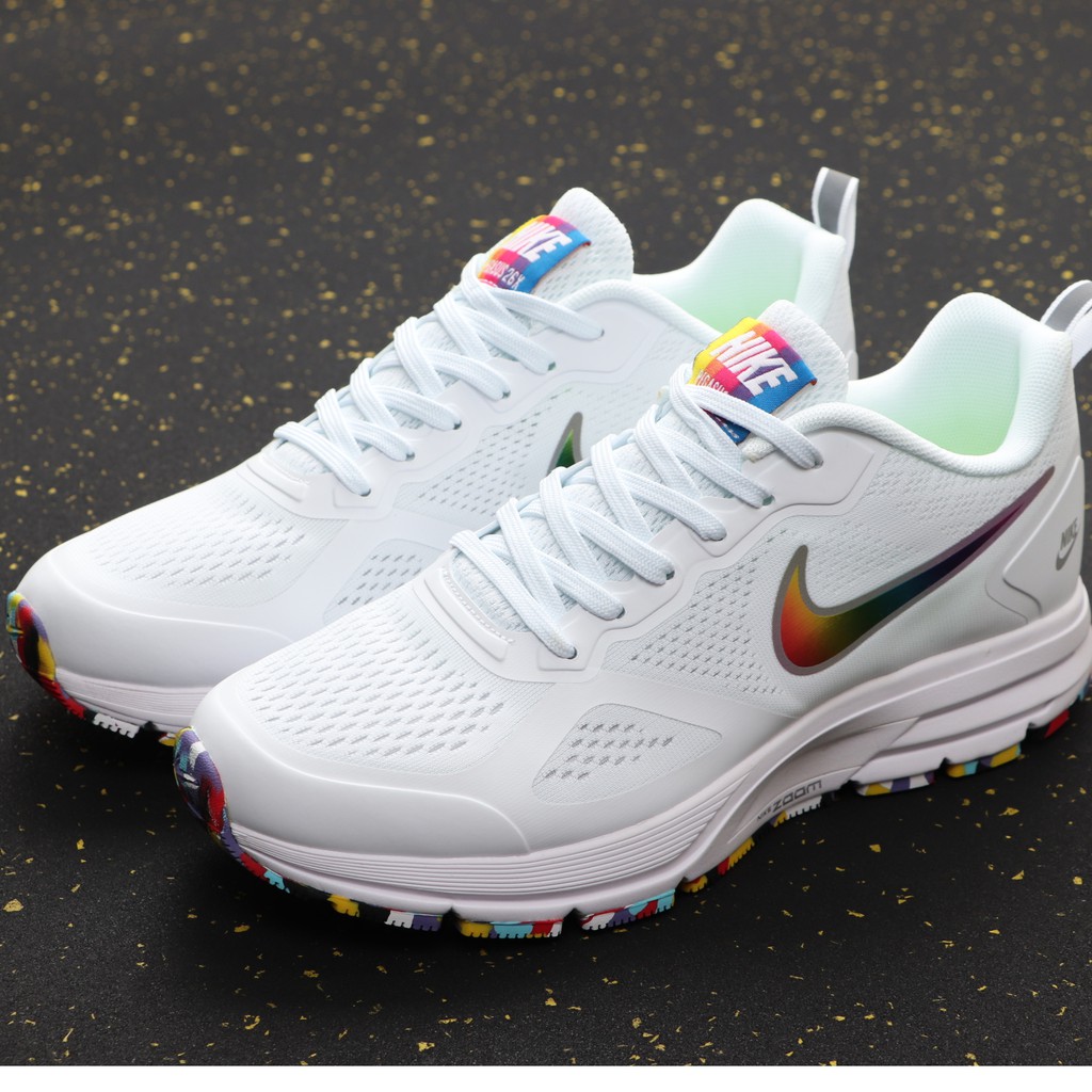 SALE Original Nike Zoom Pegasus 26 White Mesh Running Shoes For Men & Women | Shopee Philippines
