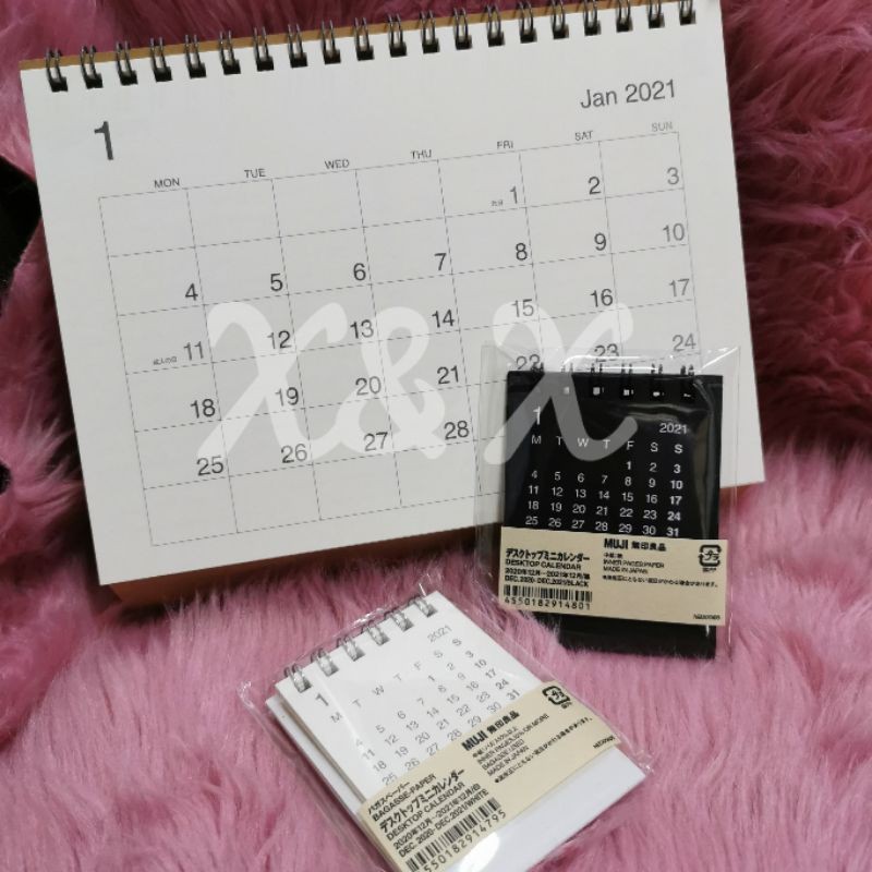 [MUJI] 2021 Desk Calendar/Wall Calendar Shopee Philippines