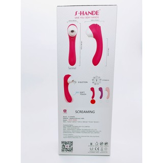 S-Hande Screaming Wireless Gspot Suction Type Vibrator Sex Toy for Girls #3