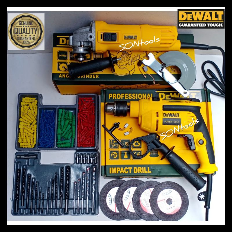 DEWALT DRILL AND GRINDER SET Shopee Philippines
