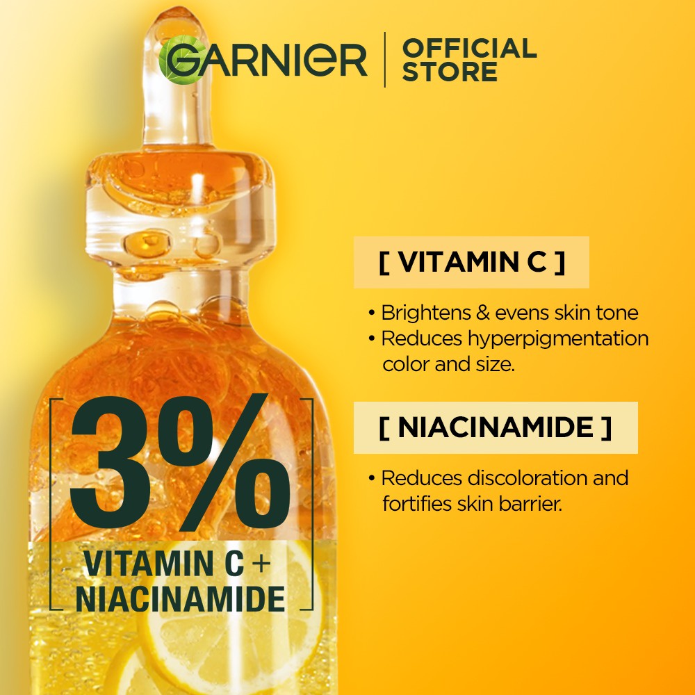 Garnier Bright Complete Vitamin C Ampoule Serum with Niacinamide For