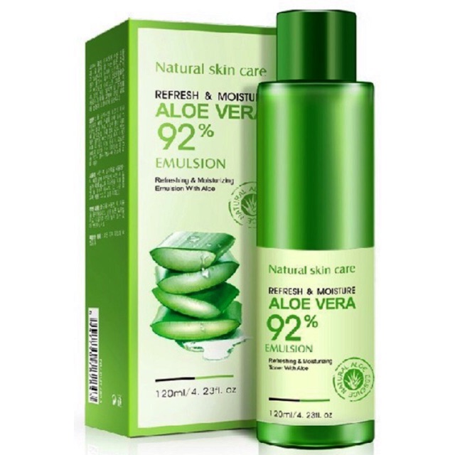 Bioaqua Refresh And Moisture Aloe Vera 92 Emulsion 120ml Shopee Philippines