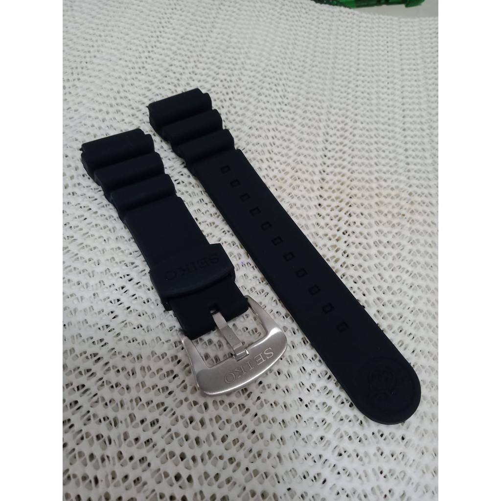 PADI PROSPEX SKX SEIKO DIVERS 22mm rubber straps ( black ) | Shopee ...