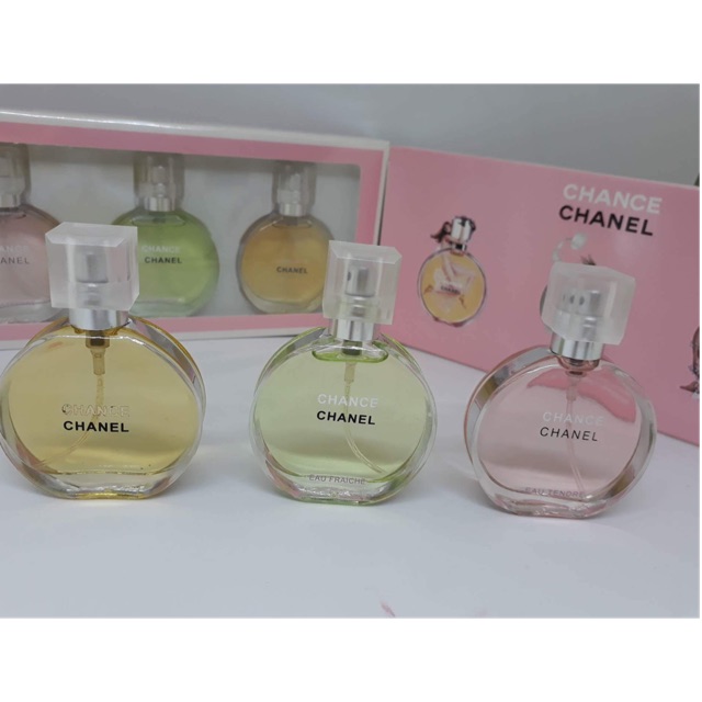 chanel chance perfume set