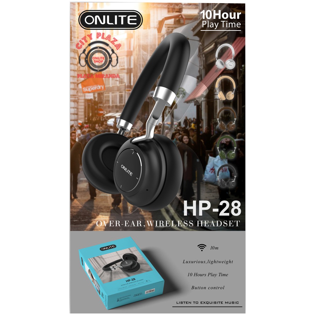 onlite hp 10 bluetooth headset