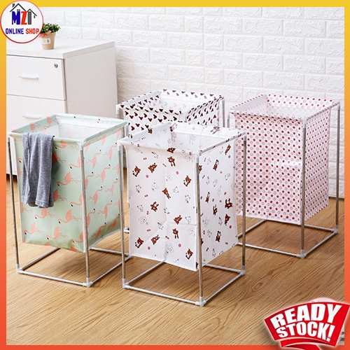 Waterproof Fabric Folding Dirty Clothes Debris Storage Laundry Basket