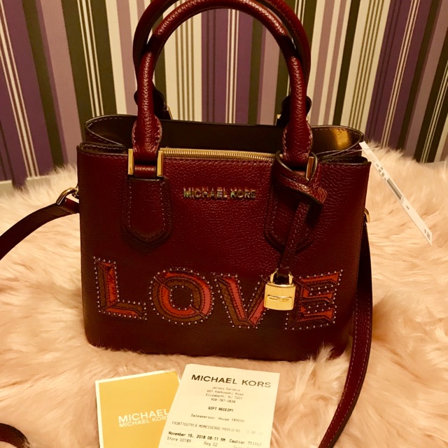 SALE‼️Authentic Michael Kors Adele LOVE Bag | Shopee Philippines