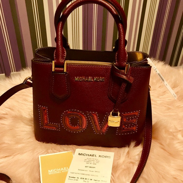 mk love bag