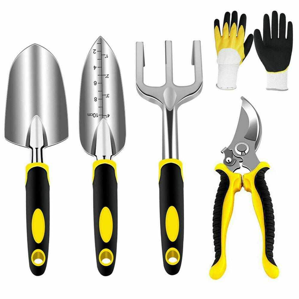 Cod Garden Tool Set 5 Piece Aluminum Gardening Tools Kit With Gloves Garden Tool Shopee Philippines