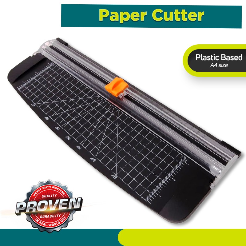 Plastic Base Paper Cutter A4 Size Sliding Paper Cutter Shopee Philippines