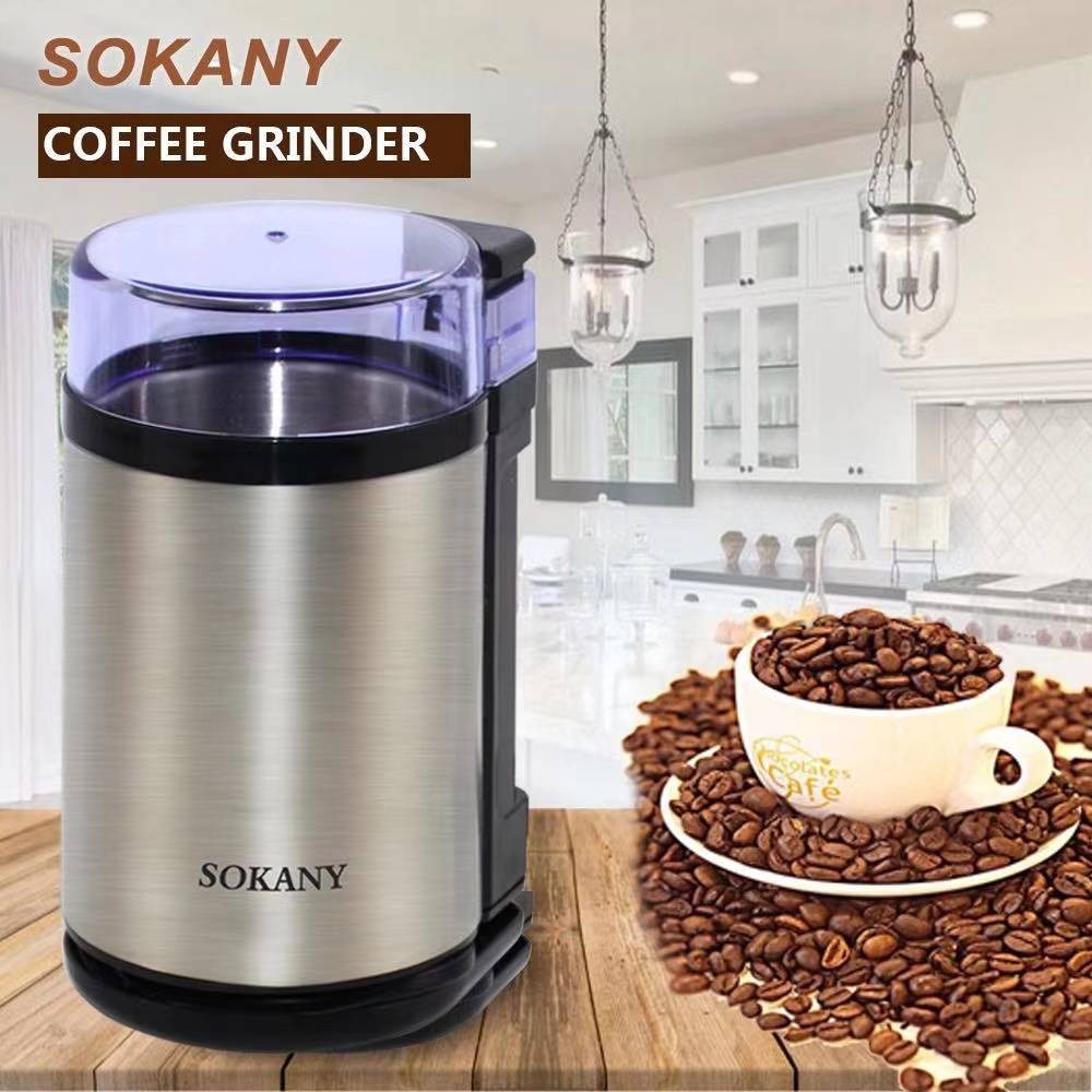 Sokany Philippines Electric coffee bean grinder coffee grinder Shopee