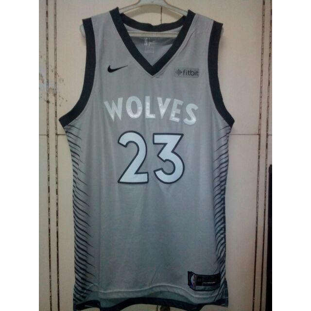 minnesota timberwolves gray jersey