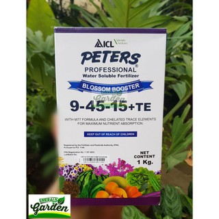 PETERS PROFESSIONAL BLOSSOM BOOSTER NPK 9-45-15 1kg | Shopee Philippines