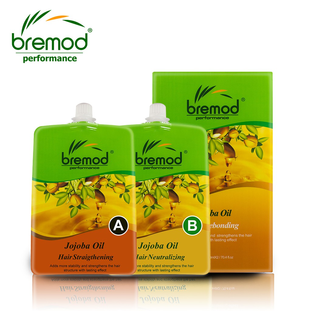 Bremod Jojoba Oil Hair Rebonding Cream 1000 ml. BRT006 Shopee