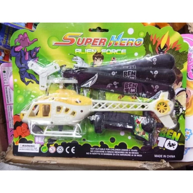 ben 10 helicopter toy