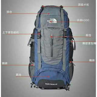 40L/50L/60L THE NORTH FACE steel frame High-capacity hiking/trekking backpack #4