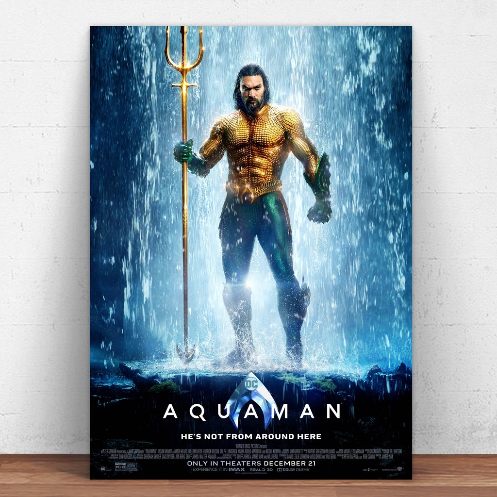 Aquaman 18 Metal Tin Sign Movie Poster Home Decor Wall Decor Wall Art Poster Shopee Philippines
