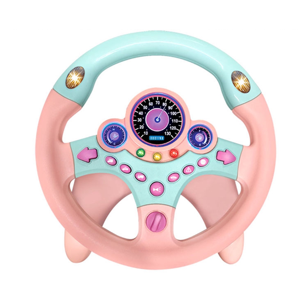 kids play steering wheel