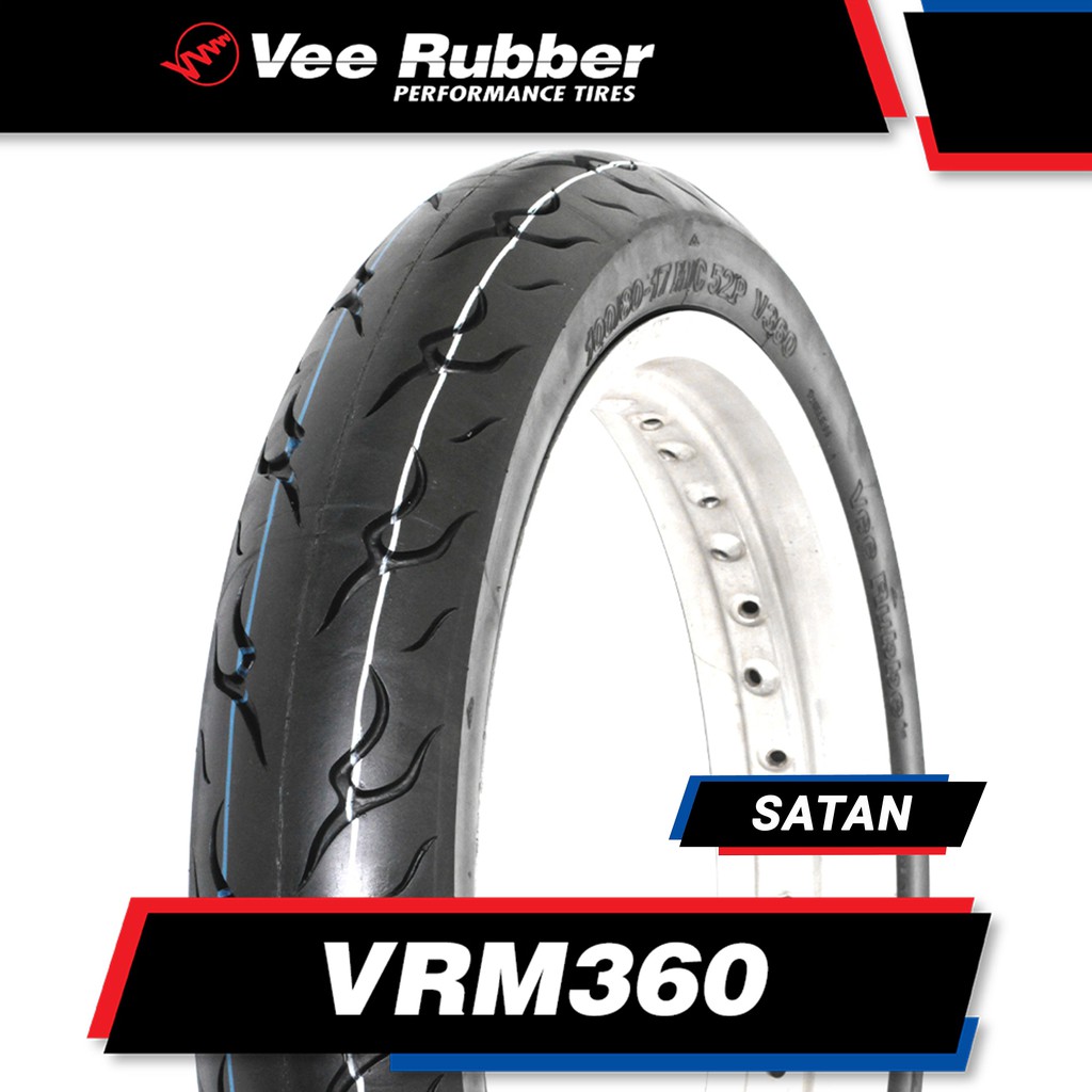 70/80 17 35P TL Vee Rubber SATAN VRM360 Motorcycle Tires (Tubeless