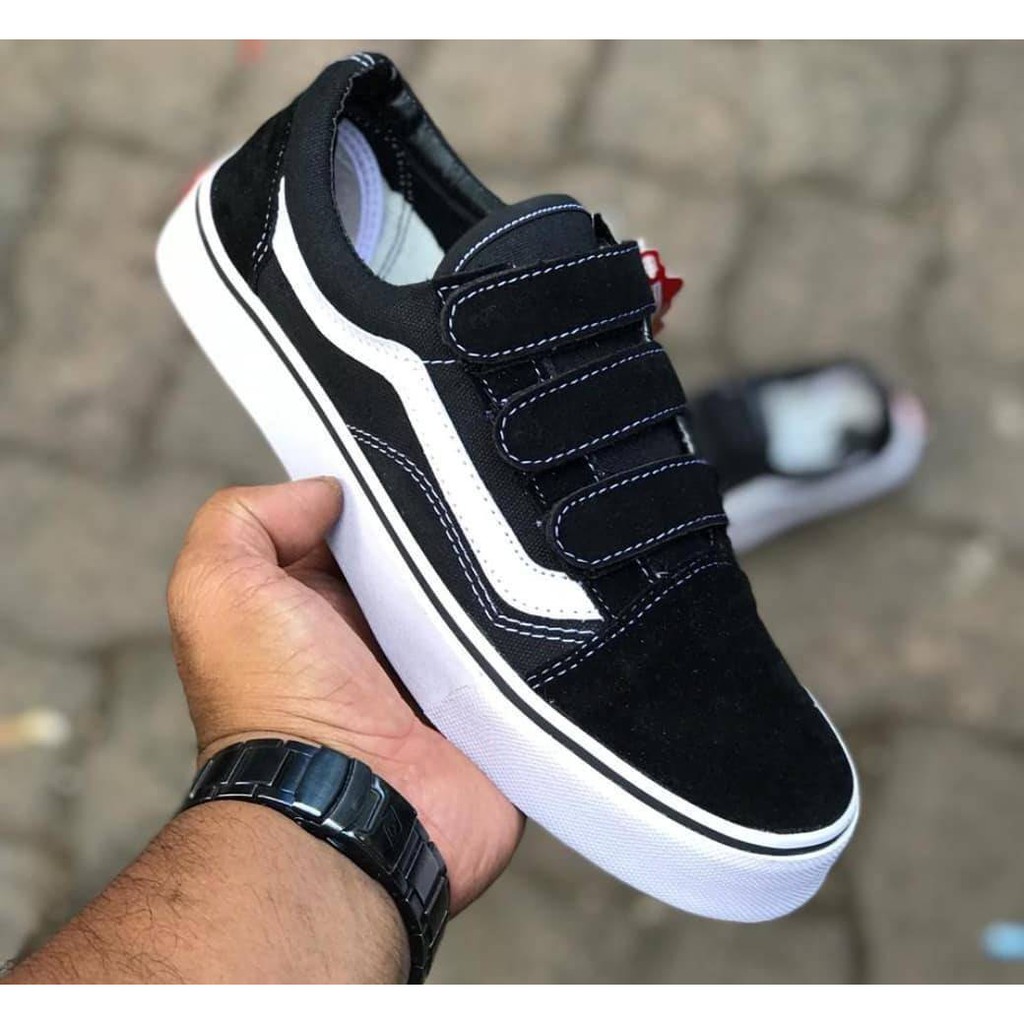 velcro vans mens