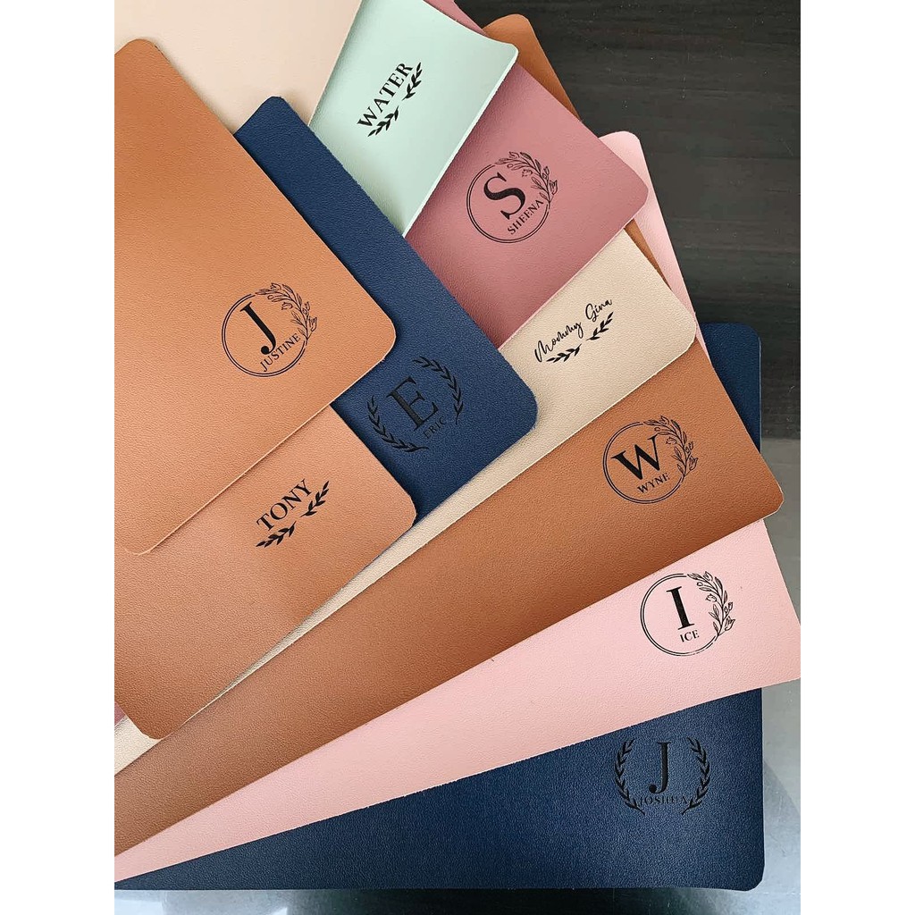Mouse Pads Personalized Leather Shopee Philippines