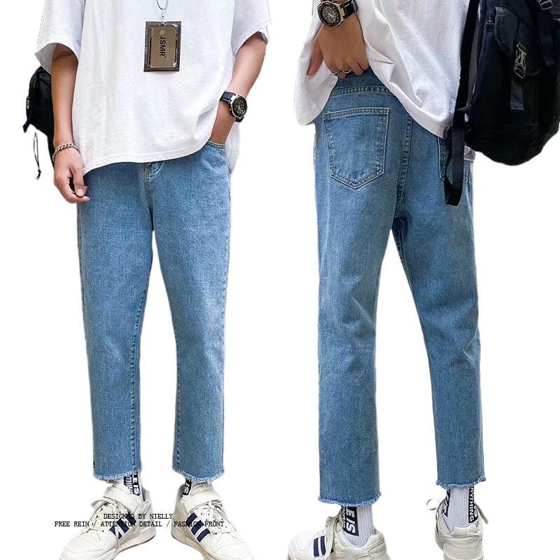 2 color denim jeans
