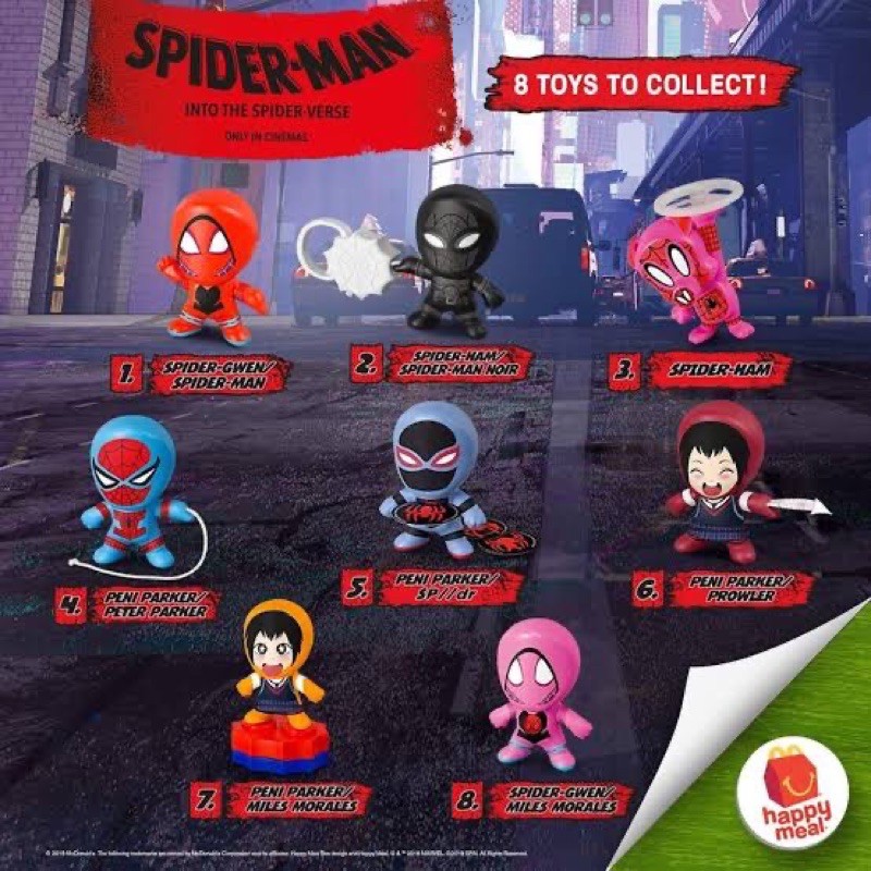 mcdo happy meal spiderman