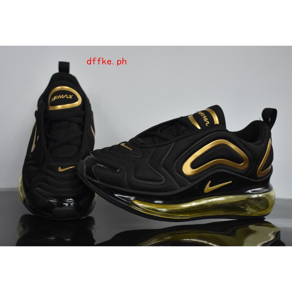 nike air max 720 black and gold