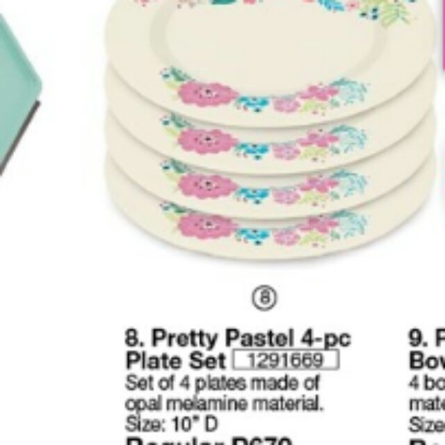 pretty plate sets
